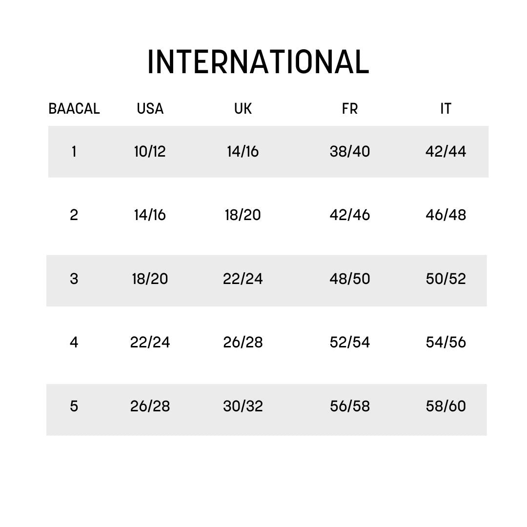 International Size Guide